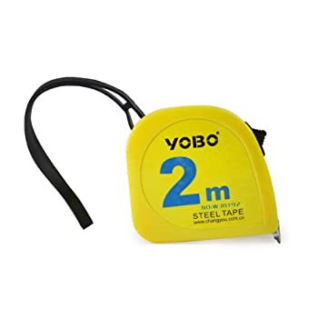 yobo 优邦 办公用品文具 2m钢卷尺wj8192黄色 4个装